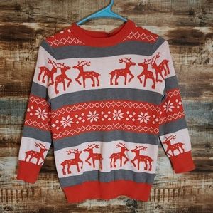 🌟 3 for $15 Deal! 🌟 SSLR Christmas Reindeer Sweater red white Small